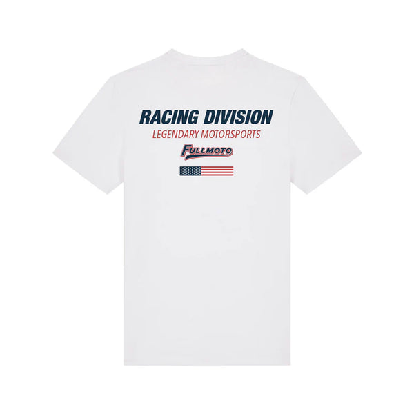 Camiseta Full Moto Racing Division White