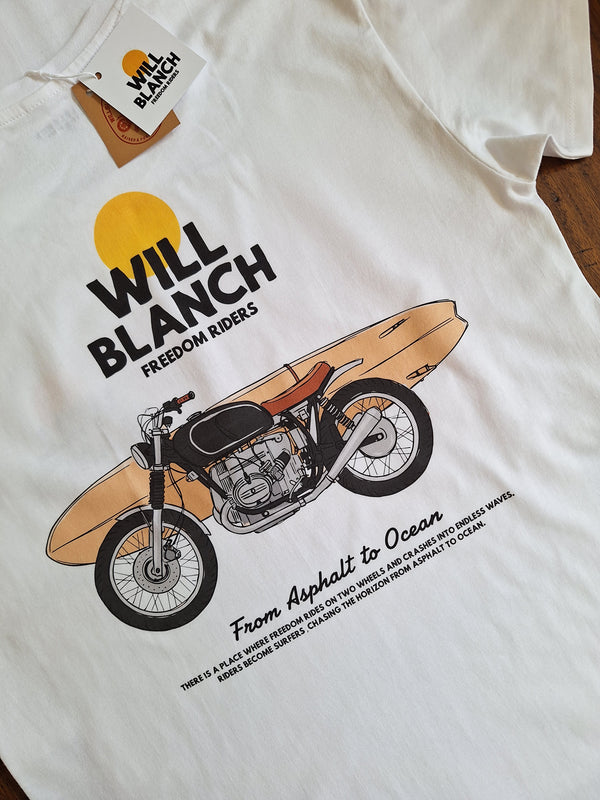 Camiseta Willblanch Riders Become Surfers