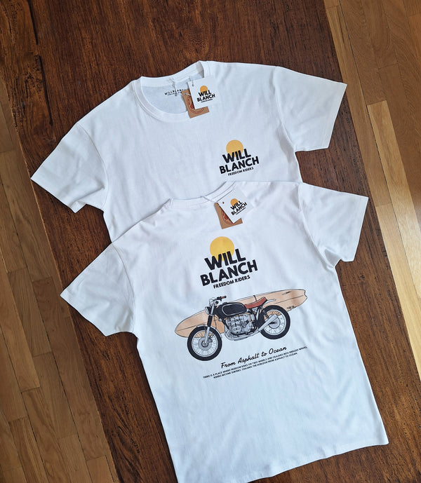 Camiseta Willblanch Riders Become Surfers