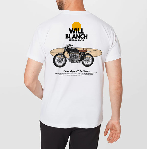 Camiseta Willblanch Riders Become Surfers