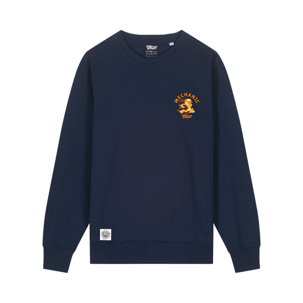 Sudadera Full Moto Mechanic Navy