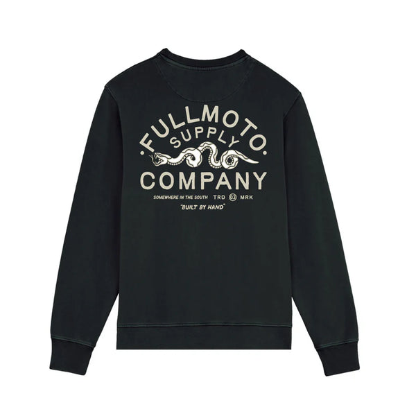 Sudadera Full Moto Supply Snake Black