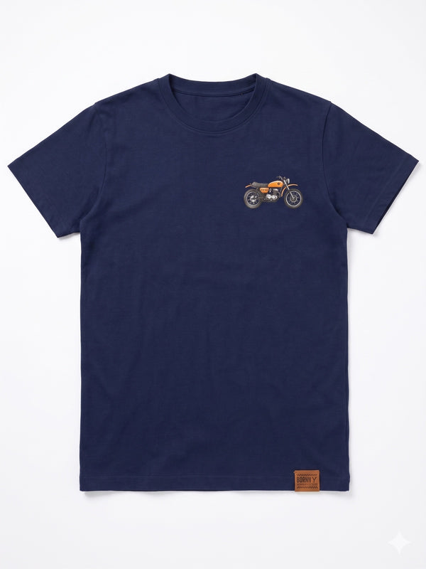 Camiseta By City Yellow Bike Blue