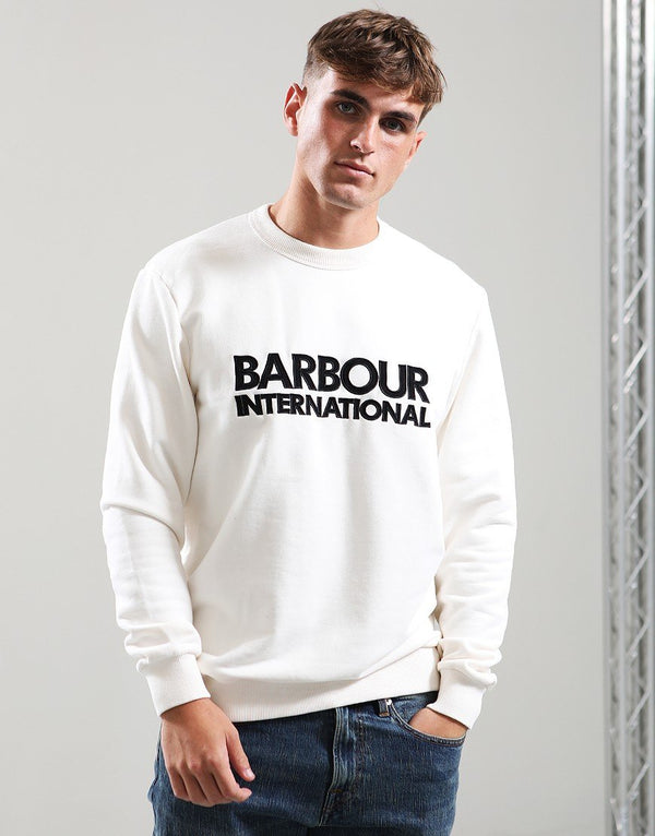 Sudadera Barbour Int. Jason Technique Whisper White