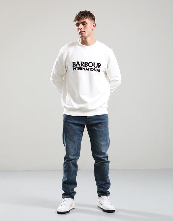 Sudadera Barbour Int. Jason Technique Whisper White
