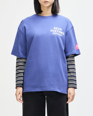 Camiseta Deus Ex Machina Bloomers Limoge Blue