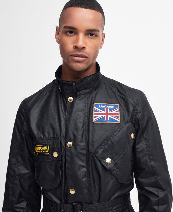 Chaqueta Barbour Int. Union Jack International Waxed