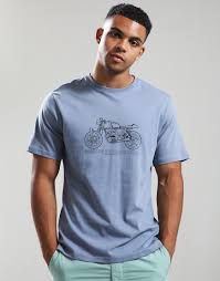 Camiseta Barbour Int. Venture Washed Blue