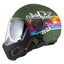 Casco NZI Minimod Duo Rainbow Black&Green