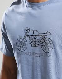 Camiseta Barbour Int. Venture Washed Blue