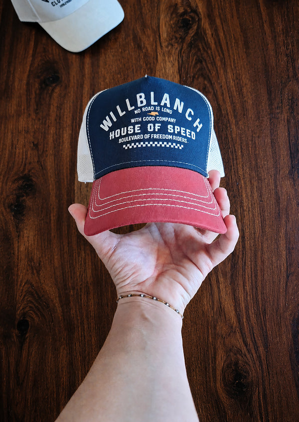 Gorra Willblanch Trucker Navy Burgundy