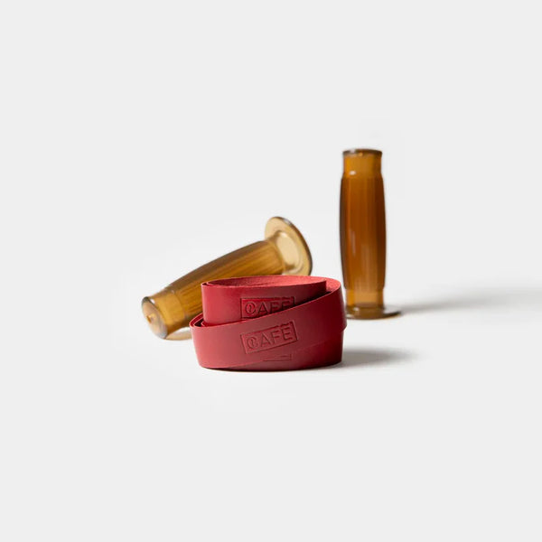 Puños piel Cafe Leather Berry