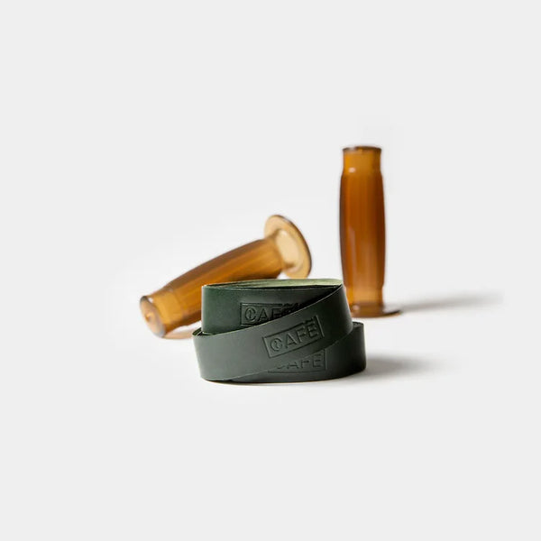Puños piel Cafe Leather Forest