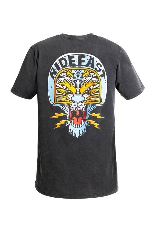 Camiseta John Doe Lion Black Out Black