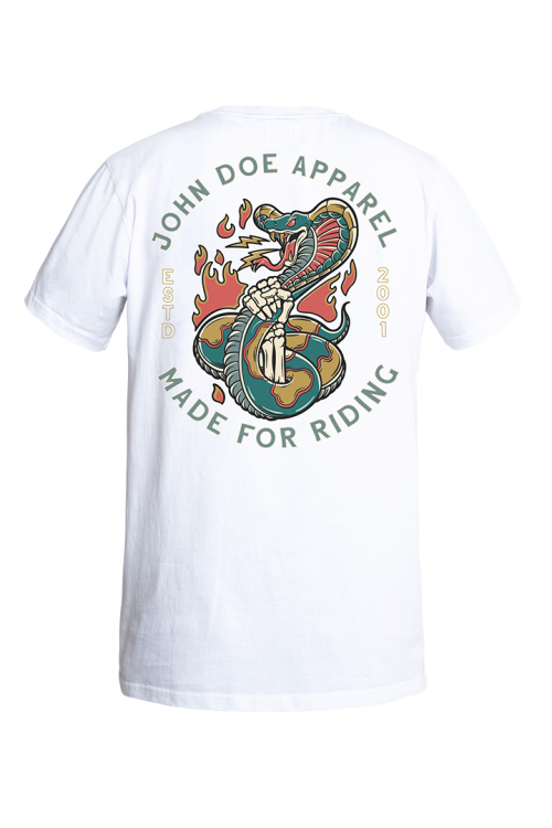 Camiseta John Doe Snake II White