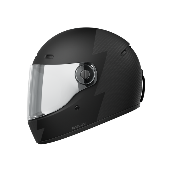 Casco Integral John Doe ONE Frozen Black/Carbon