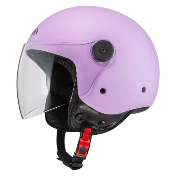 Casco Jet NZI Magma Pink Matt