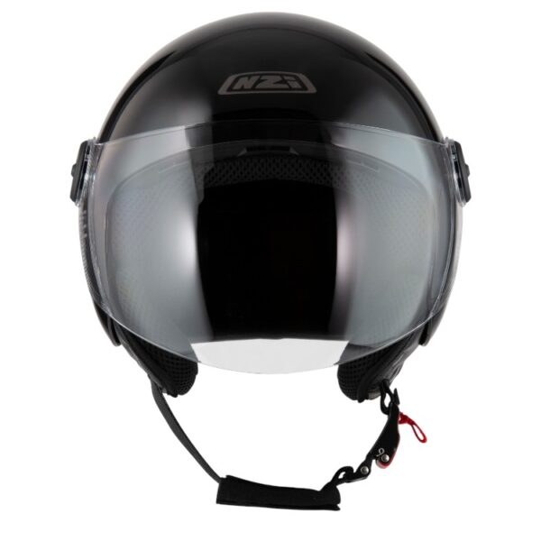 Casco Jet NZI Magma Black Shinny