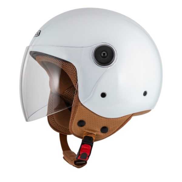 Casco Jet NZI Magma White