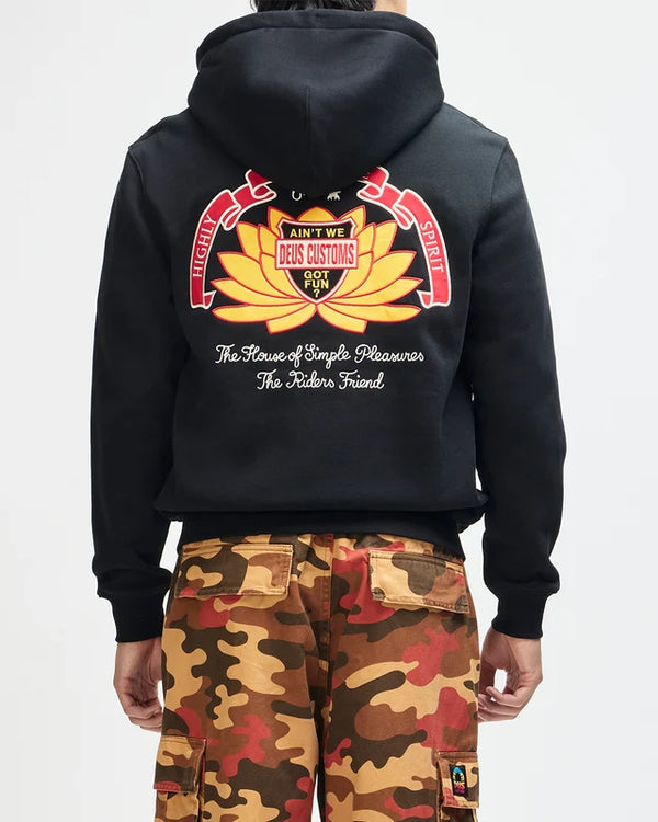 Sudadera Deus Ex Machina Sacred Crest Black