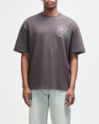 Camiseta Deus Ex Machina Temple Of Torque Antracite Grey