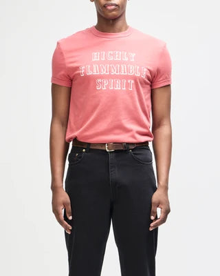 Camiseta Deus Ex Machina Two Minds Ringer Red Apple