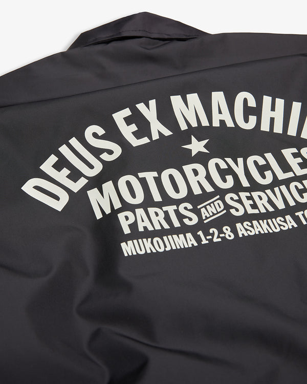 Chaqueta Deus Ex Machina Tokyo Coach Black