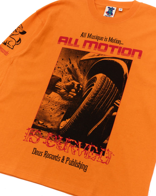 Camiseta Manga Larga Deus Ex Machina Dancing Ghost Persimmon