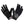 Guantes By City Moscow Lady Black
