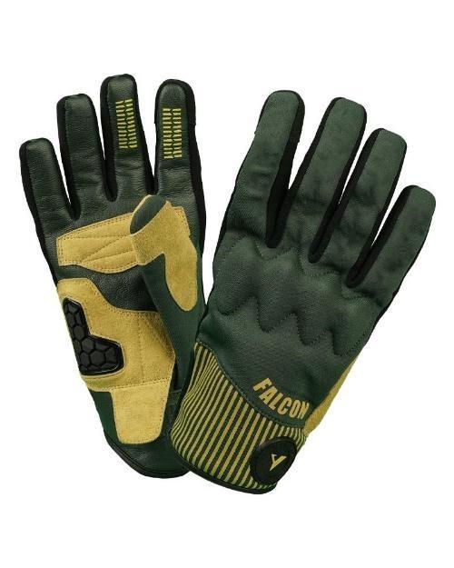 Guantes By City Falcon Man Green/Mustard