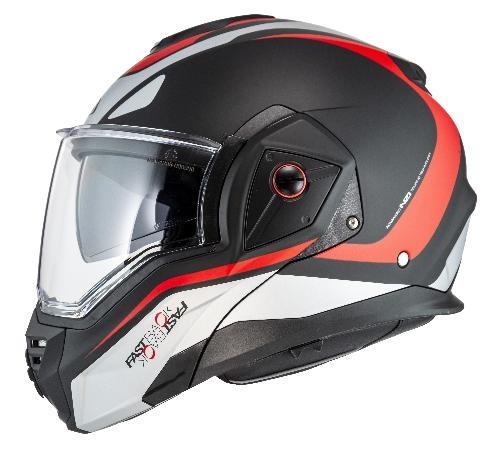 Casco NZI Fastback Duo Summun Black/Red Matt